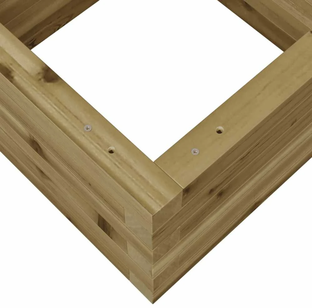 Sodo lovelis, 40x40x23cm, impregnuota pušies mediena