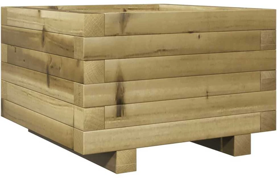 Sodo lovelis, 40x40x26,5cm, impregnuota pušies mediena