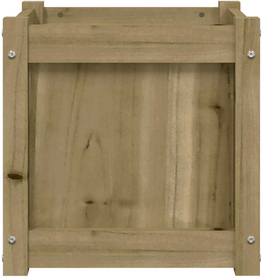 Sodo lovelis, 40x40x40 cm, impregnuota pušies mediena
