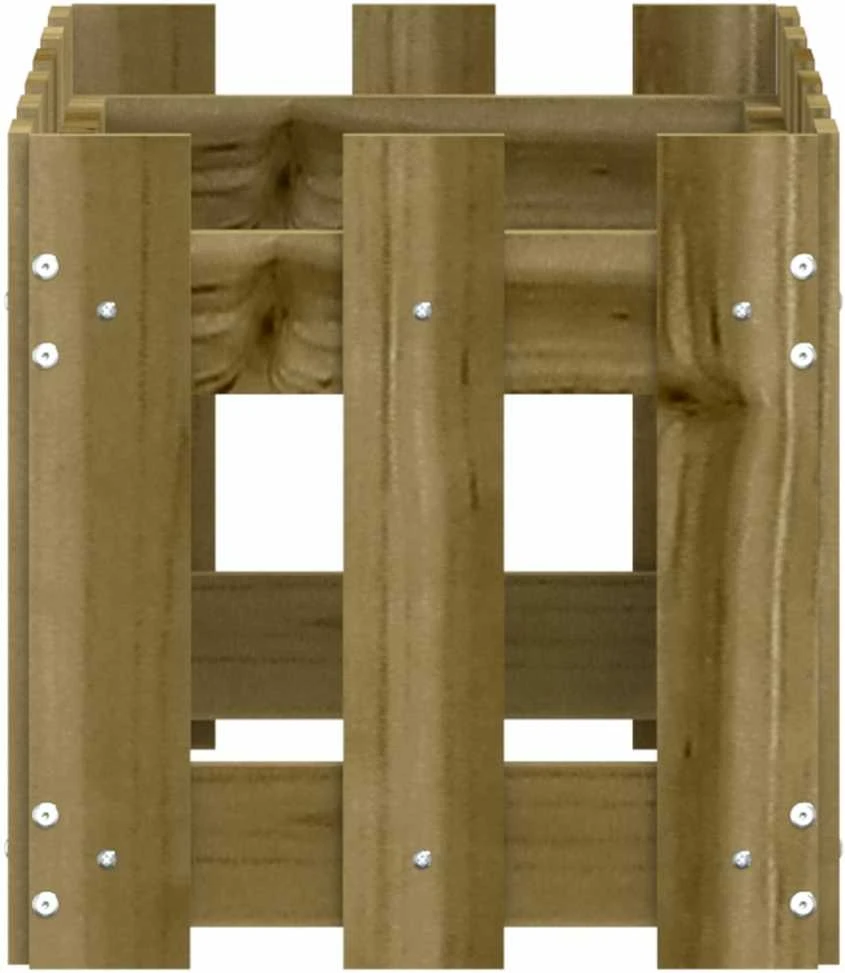 Sodo lovelis, 60x30x30cm, impregnuota pušis, tvorelės dizaino