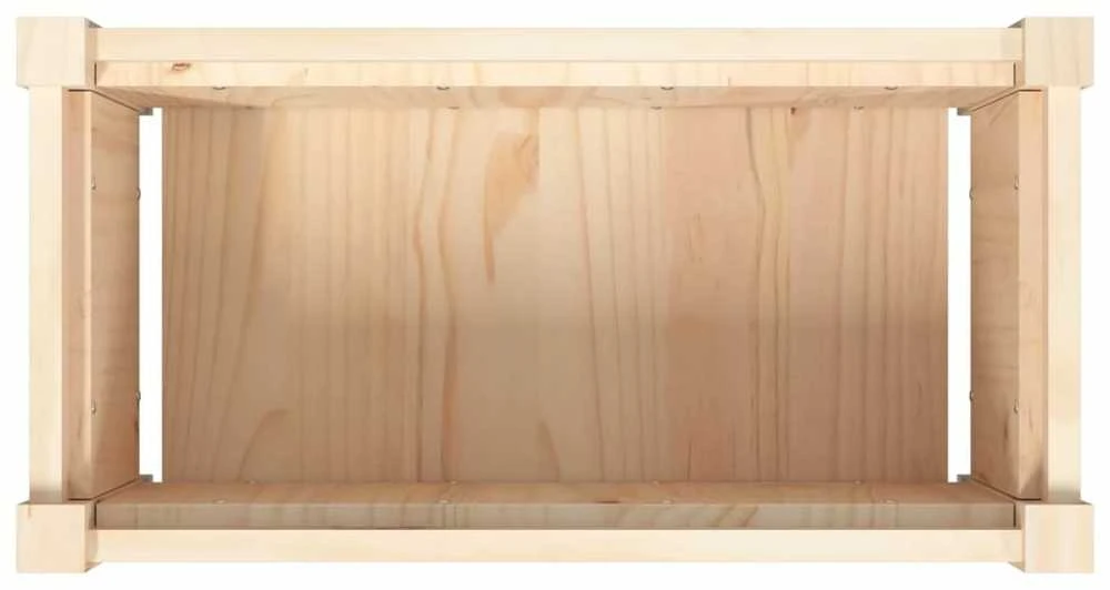 Sodo lovelis, 60x31x31cm, pušies medienos masyvas