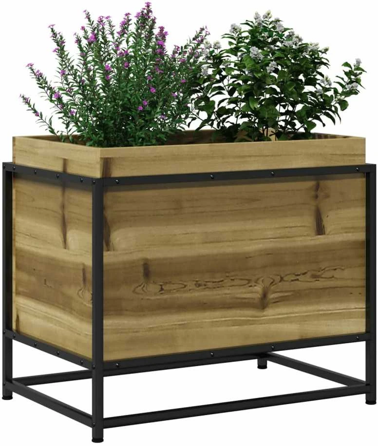Sodo lovelis, 60x40x50cm, impregnuota pušies mediena