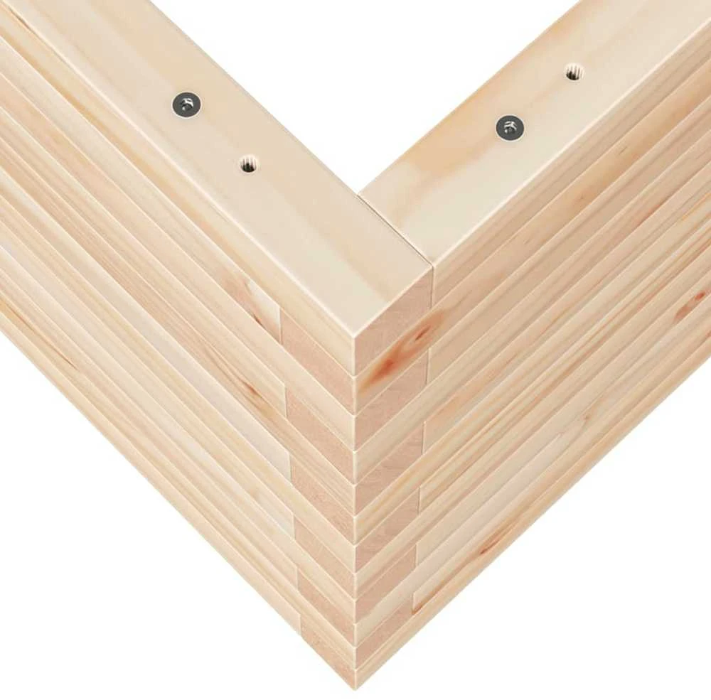 Sodo lovelis, 70x40x45,5cm, pušies medienos masyvas