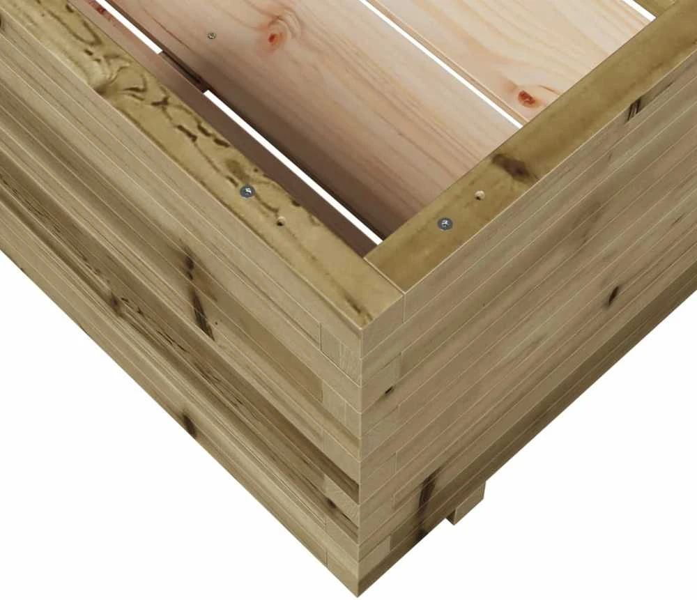 Sodo lovelis, 70x70x49,5cm, impregnuota pušies mediena