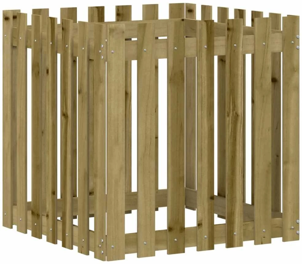 Sodo lovelis, 70x70x70cm, impregnuota pušis, tvorelės dizaino