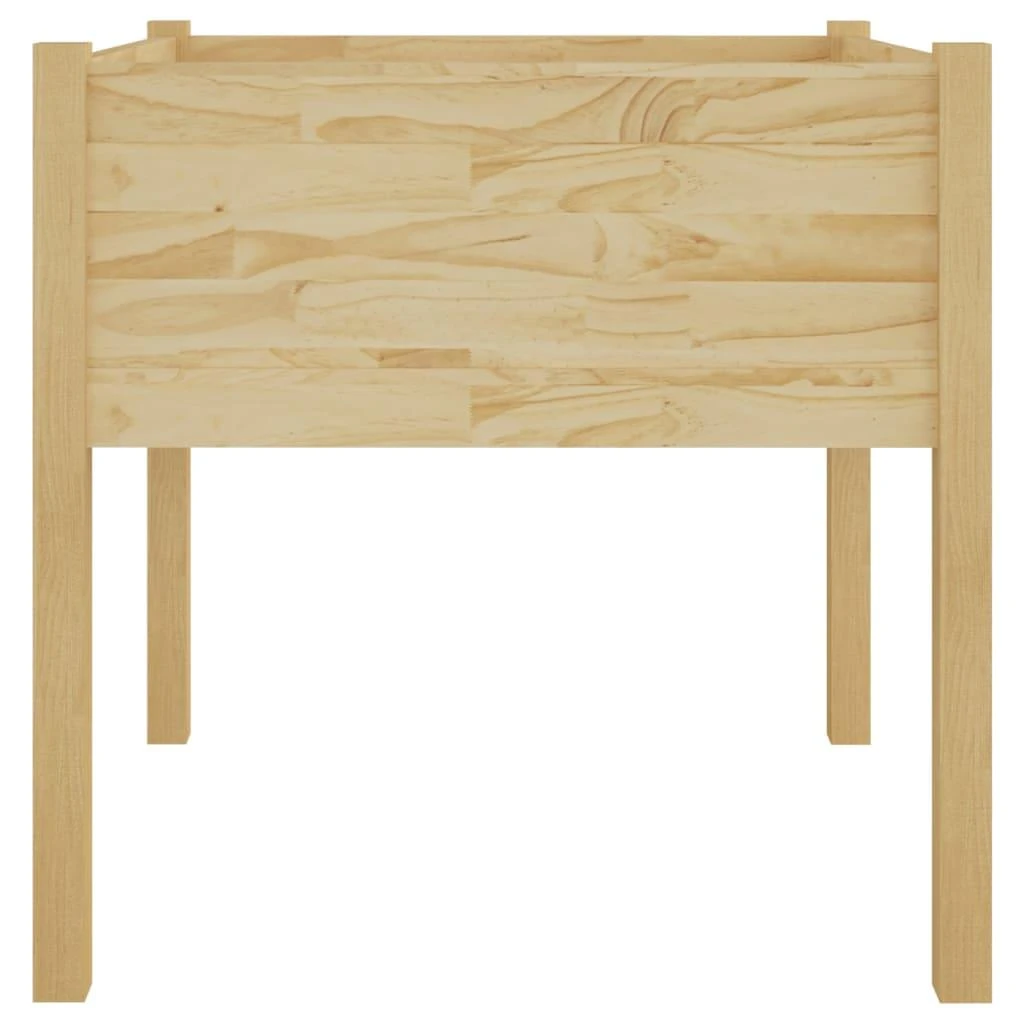 Sodo lovelis, 70x70x70cm, pušies medienos masyvas