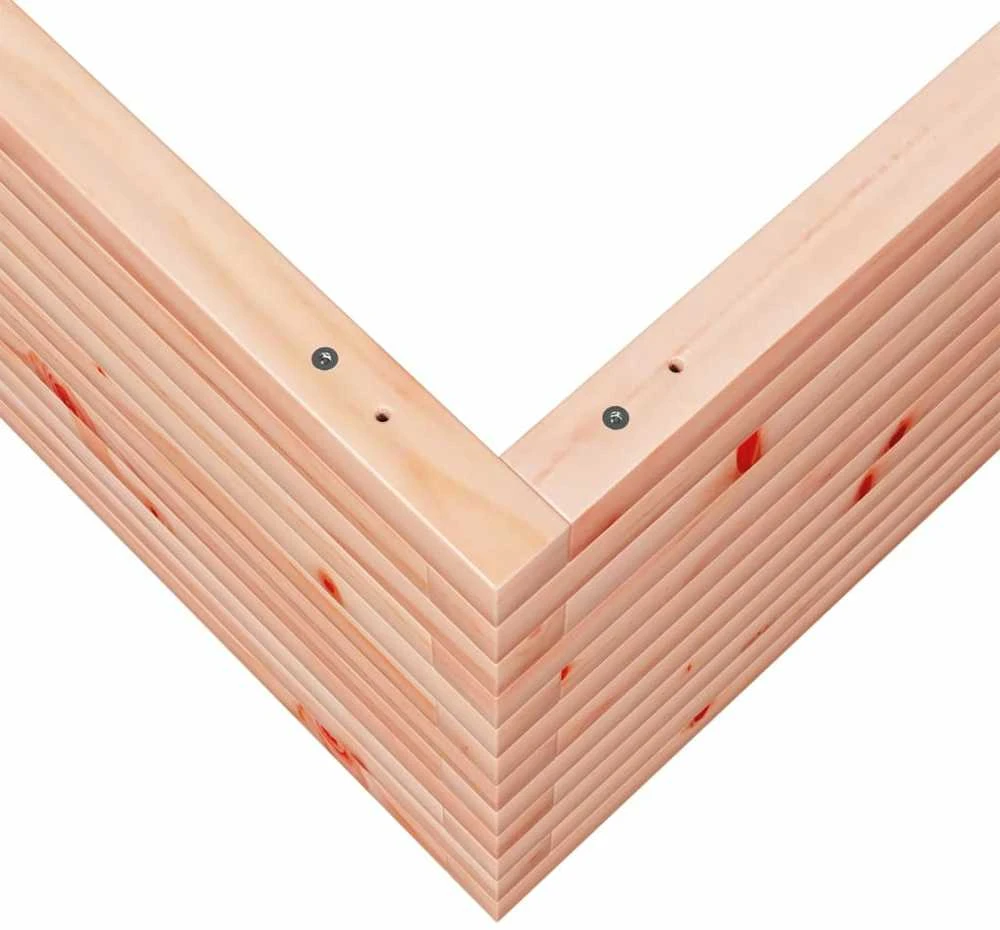 Sodo lovelis, 80x80x45,5cm, douglas eglės medienos masyvas