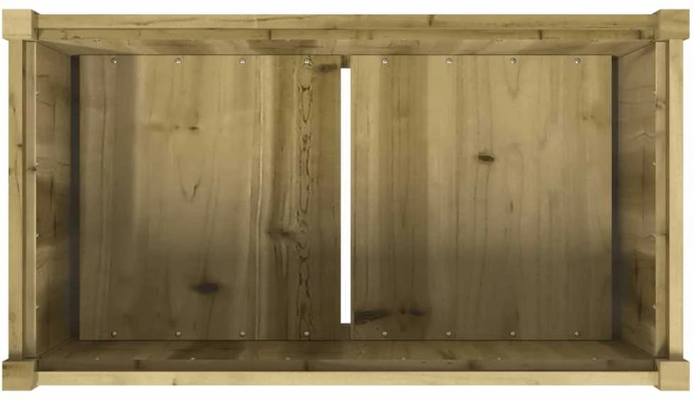 Sodo lovelis, 90x50x70cm, impregnuota pušies mediena