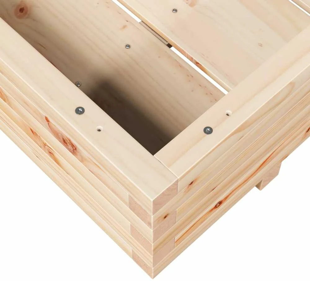 Sodo lovelis, 90x60x26,5cm, pušies medienos masyvas