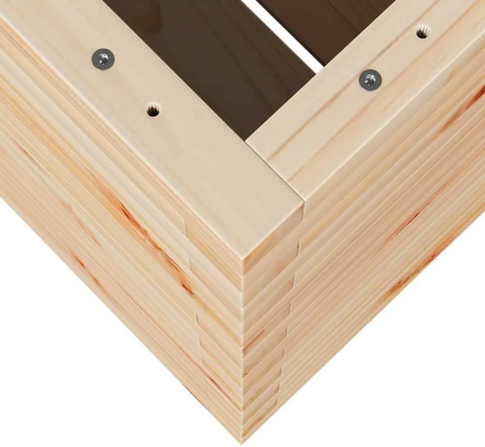 Sodo lovelis, 90x60x72,5cm, pušies medienos masyvas