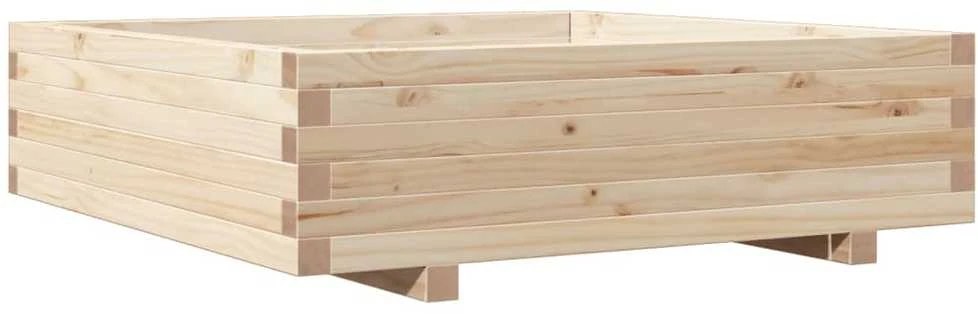 Sodo lovelis, 90x90x26,5cm, pušies medienos masyvas