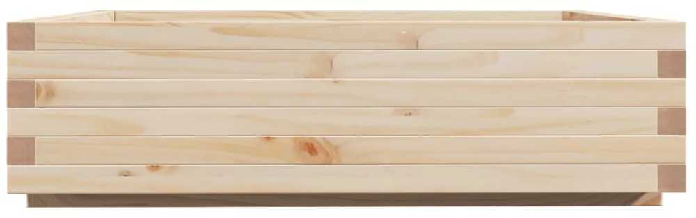 Sodo lovelis, 90x90x26,5cm, pušies medienos masyvas