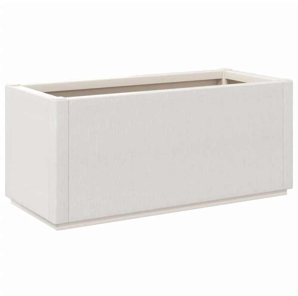 Sodo lovelis, baltos spalvos, 80x36x35cm, PP