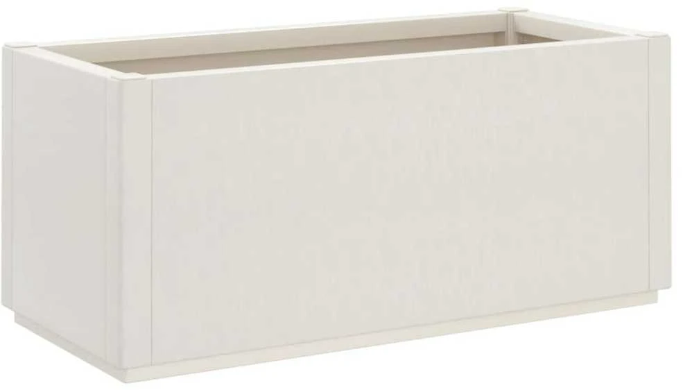 Sodo lovelis, baltos spalvos, 80x36x35cm, PP