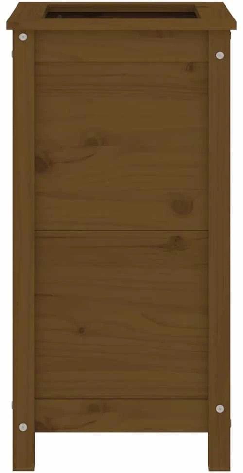 Sodo lovelis, medaus rudas, 40x40x78cm, pušies medienos masyvas