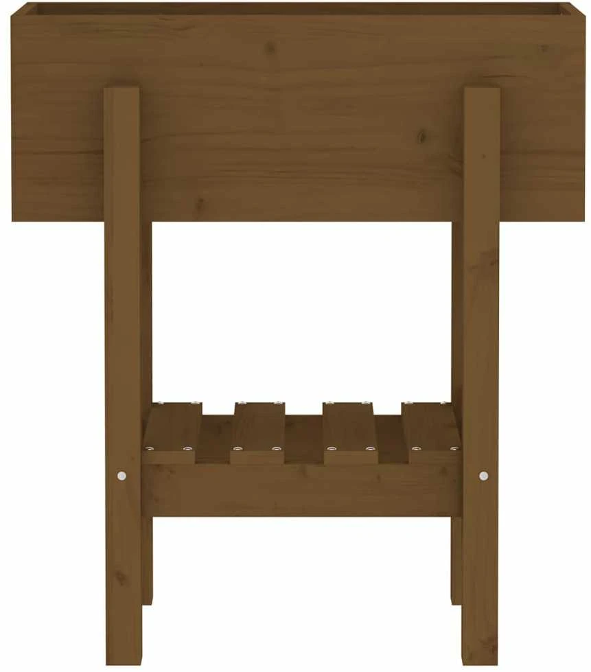 Sodo lovelis, medaus rudas, 62x30x69cm, pušies medienos masyvas