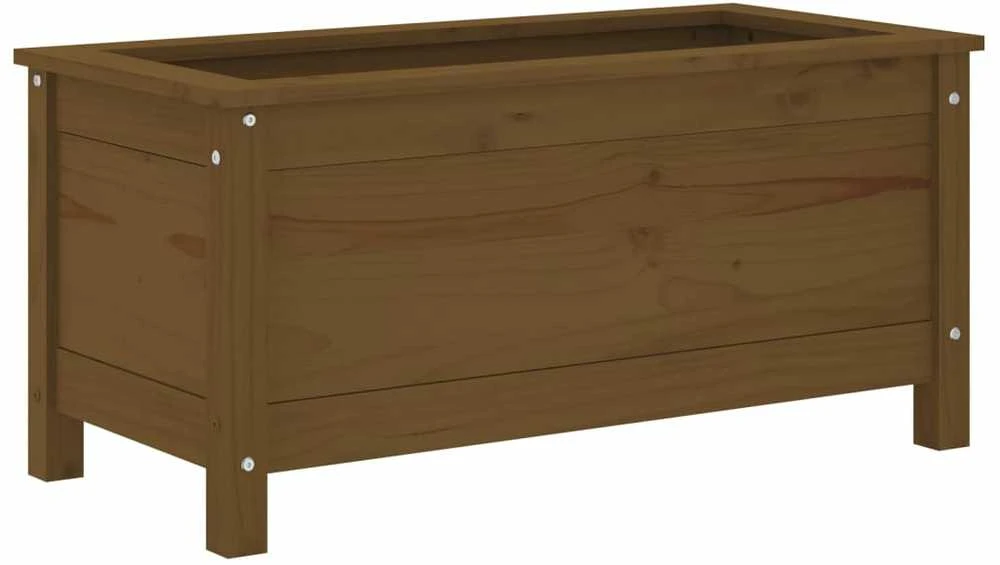 Sodo lovelis, medaus rudas, 82,5x40x39cm, pušies masyvas
