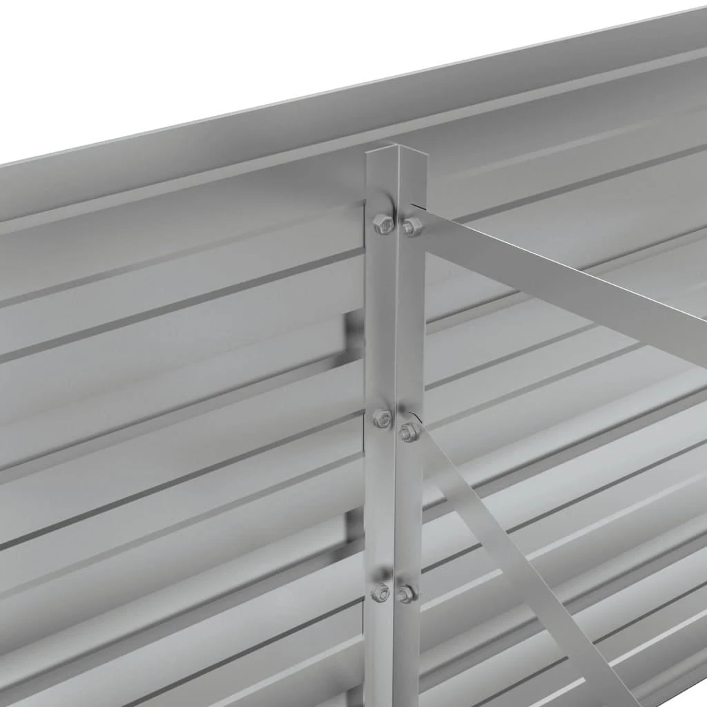 Aukštas sodo lovelis, rūdžių, 480x80x45cm, Corten plienas
