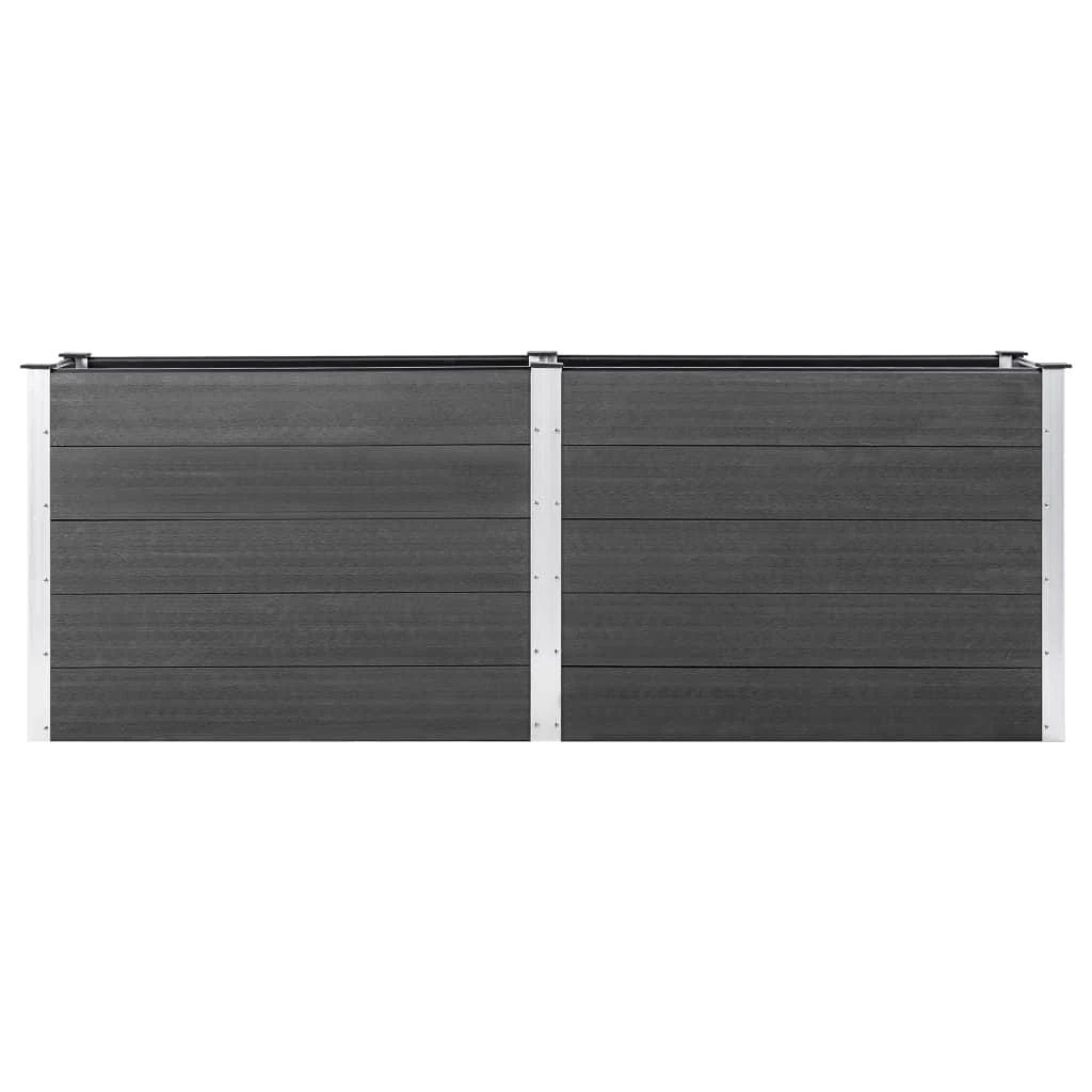 Sodo lovelis, pilkos spalvos, 250x100x91cm, WPC
