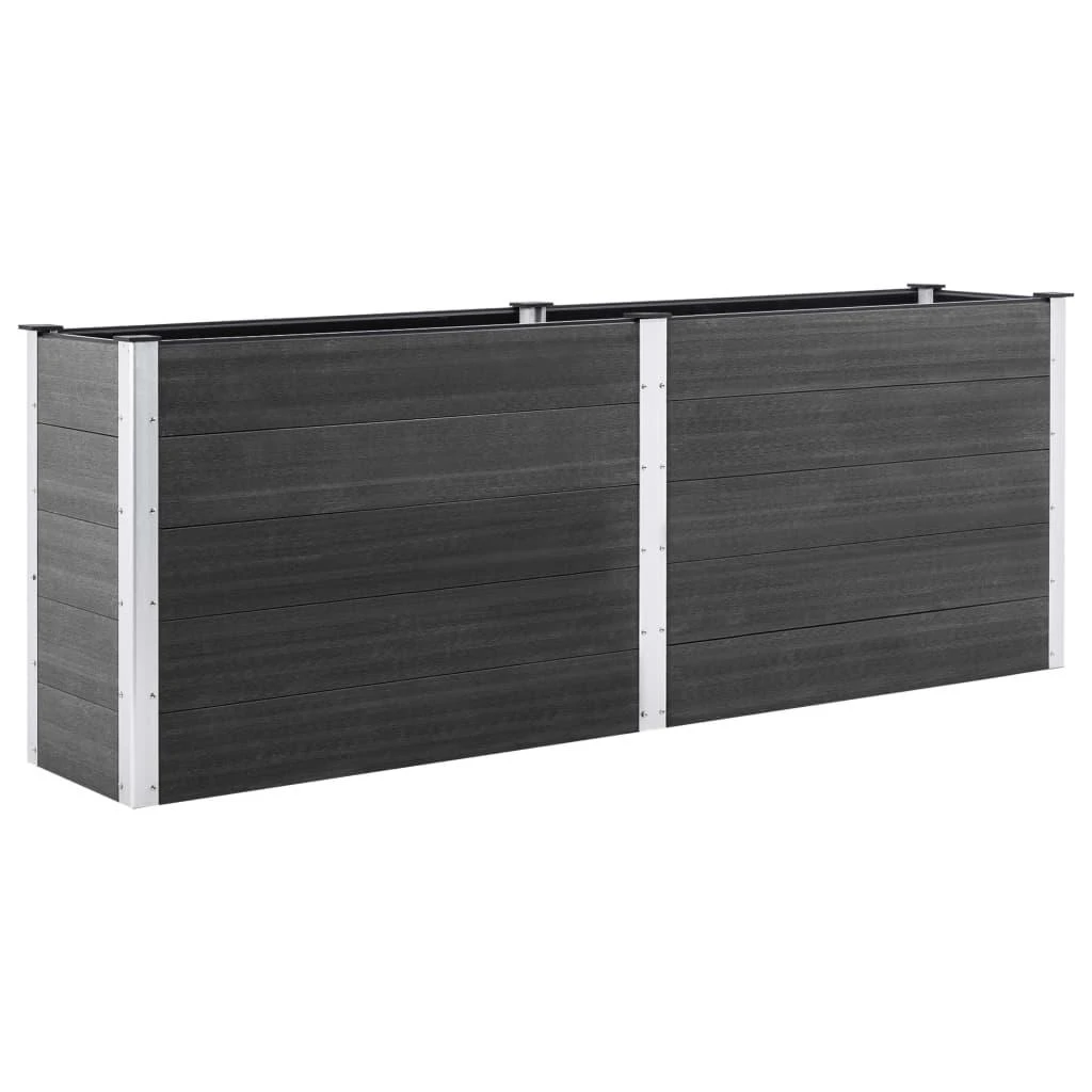 Sodo lovelis, pilkos spalvos, 250x100x91cm, WPC