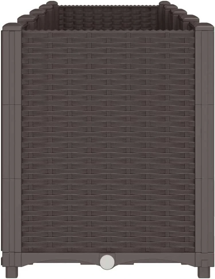 Sodo lovelis, rudos spalvos, 160x40x53cm, PP