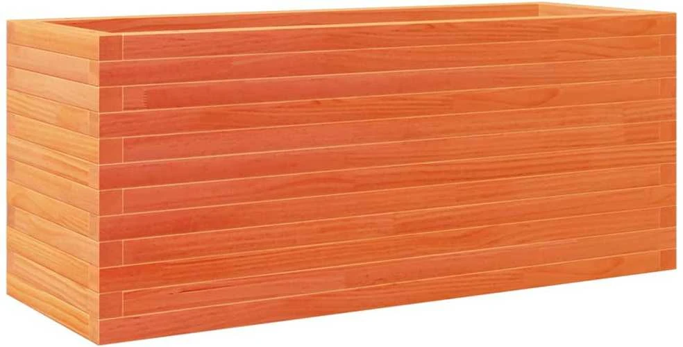 Sodo lovelis, vaško rudas, 110x40x46cm, pušies masyvas