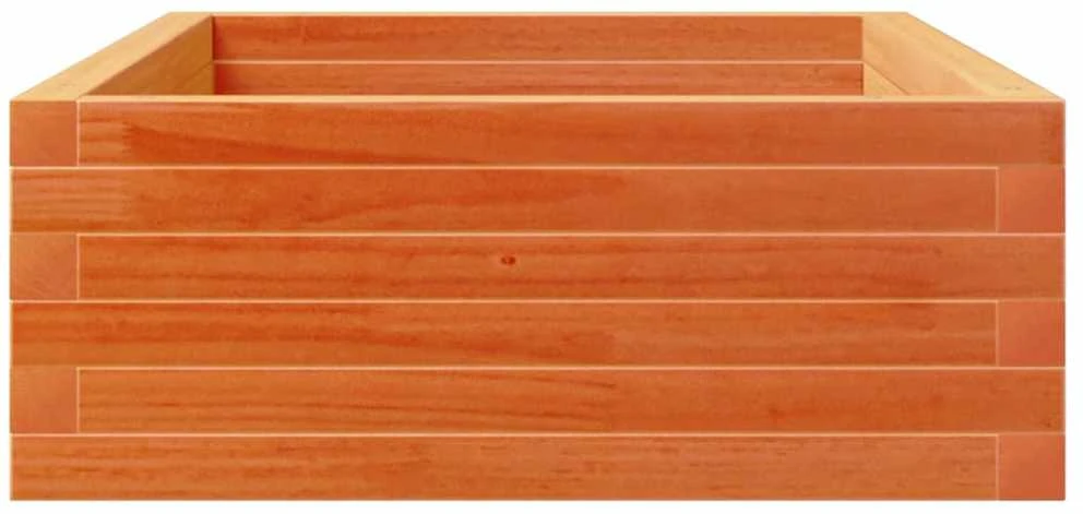 Sodo lovelis, vaško rudas, 110x60x23cm, pušies medienos masyvas