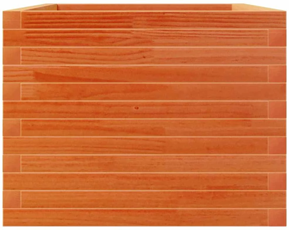 Sodo lovelis, vaško rudas, 110x60x45,5cm, pušies masyvas
