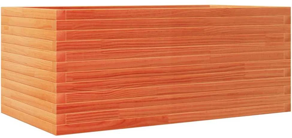 Sodo lovelis, vaško rudas, 110x60x46cm, pušies medienos masyvas