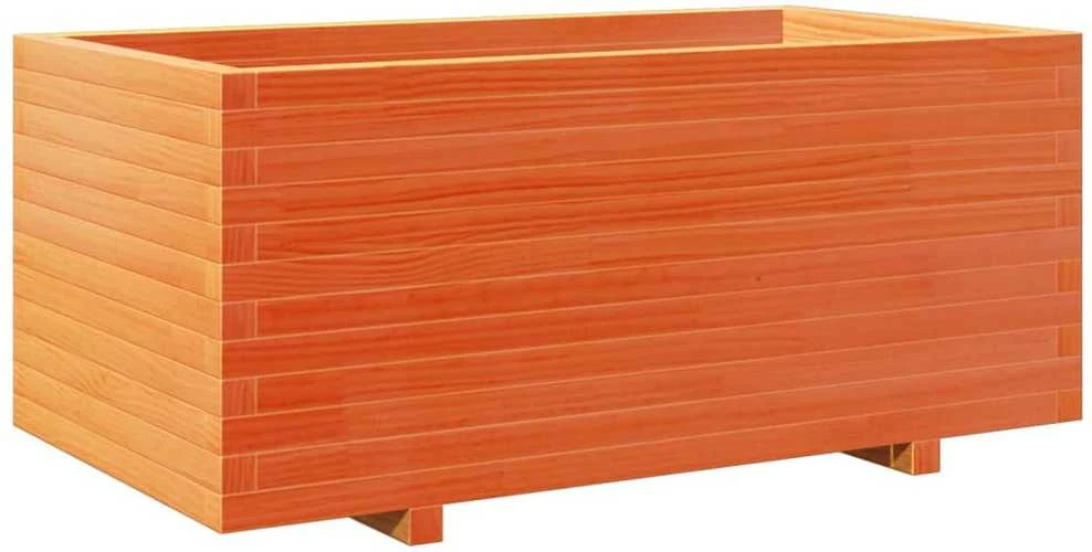 Sodo lovelis, vaško rudas, 110x60x49,5cm, pušies masyvas