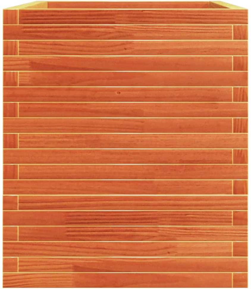 Sodo lovelis, vaško rudas, 110x60x72cm, pušies medienos masyvas