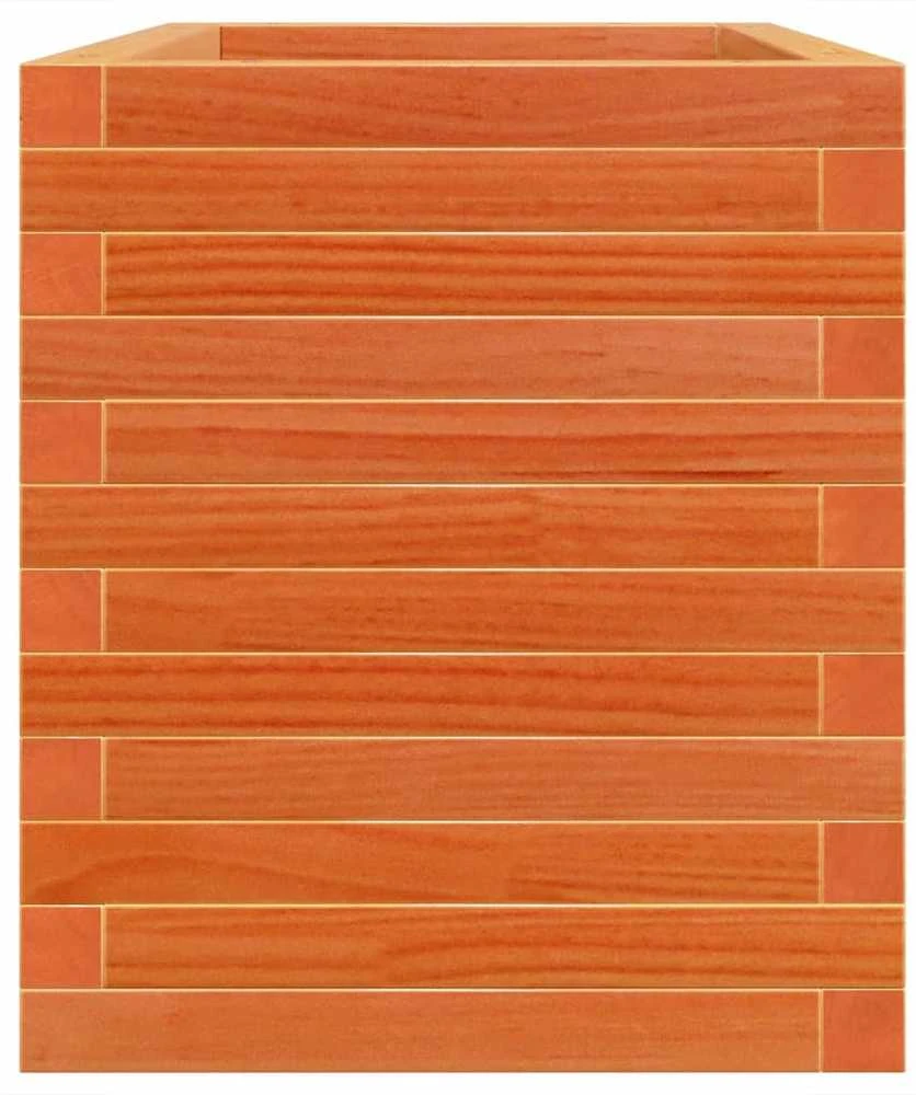 Sodo lovelis, vaško rudas, 70x40x46cm, pušies medienos masyvas