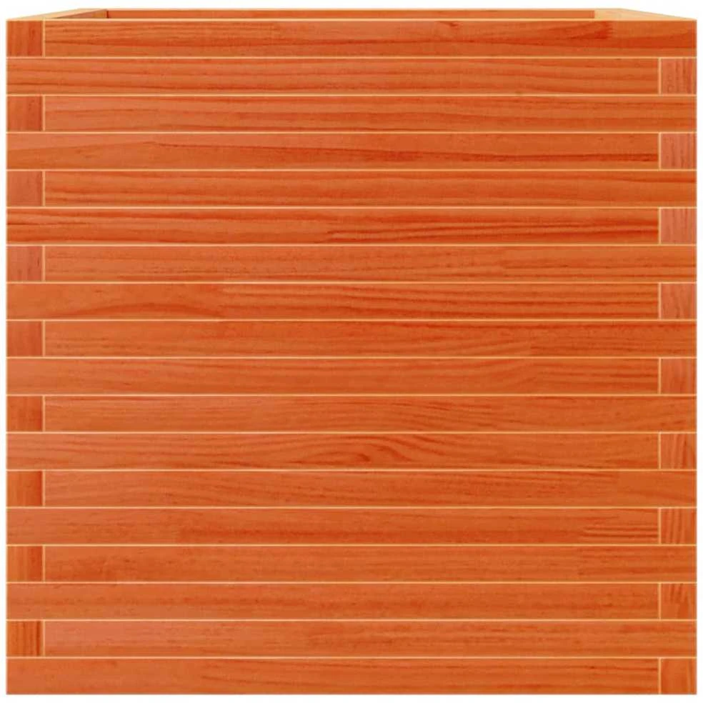 Sodo lovelis, vaško rudas, 70x70x68,5cm, pušies masyvas