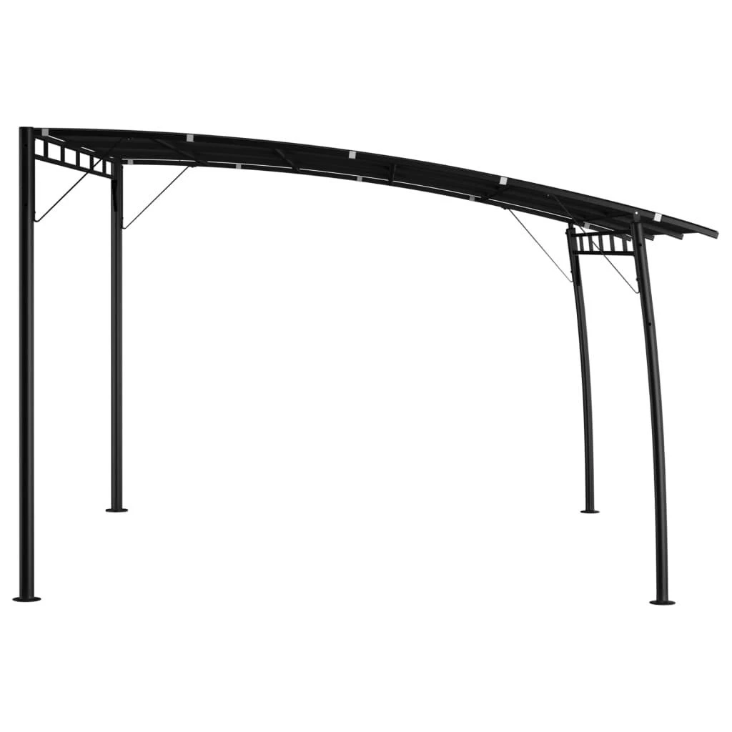 Sodo markizė nuo saulės, antracito spalvos, 4x3x2,55m