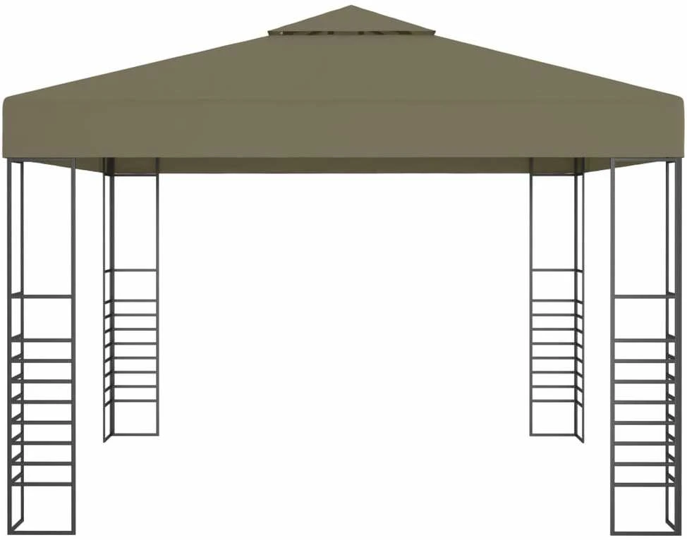 Sodo palapinė, taupe spalvos, 3x3m, 180 g/m²