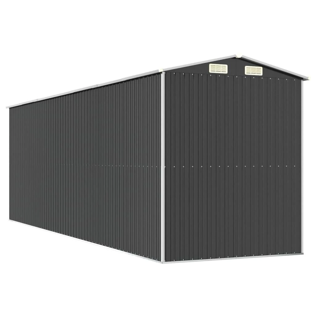 Sodo pašiūrė, antracito, 192x606x223cm, galvanizuotas plienas