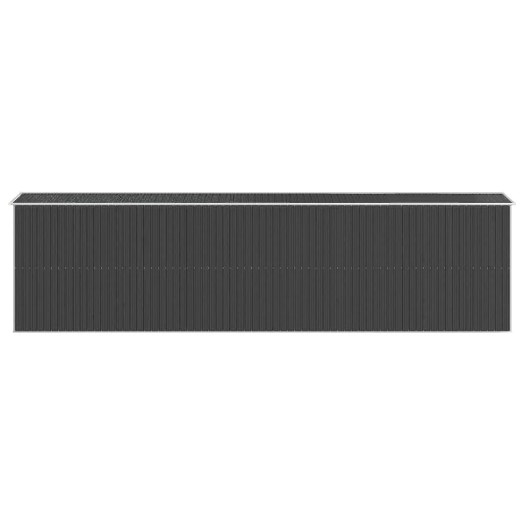 Sodo pašiūrė, antracito, 192x772x223cm, galvanizuotas plienas