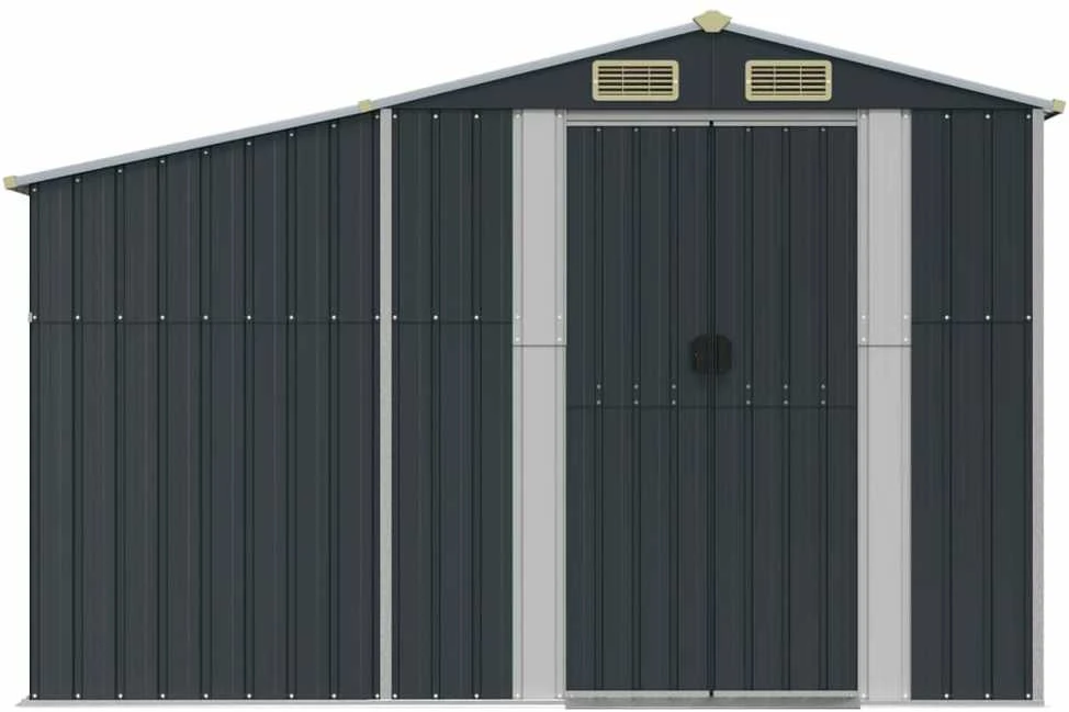 Sodo pašiūrė, antracito, 277x279x179cm, galvanizuotas plienas