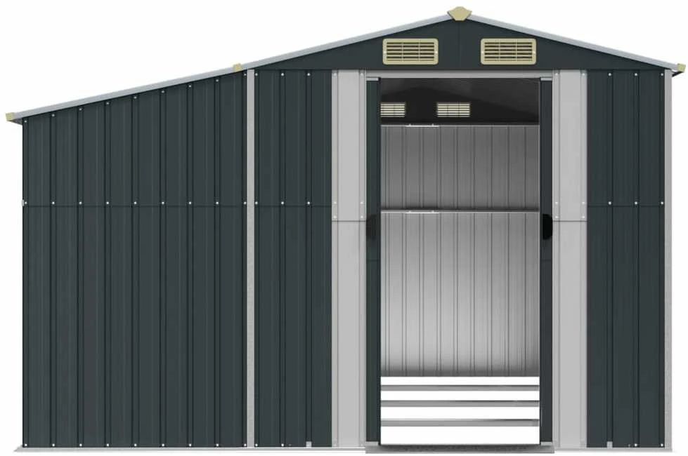 Sodo pašiūrė, antracito, 277x365,5x179cm, galvanizuotas plienas