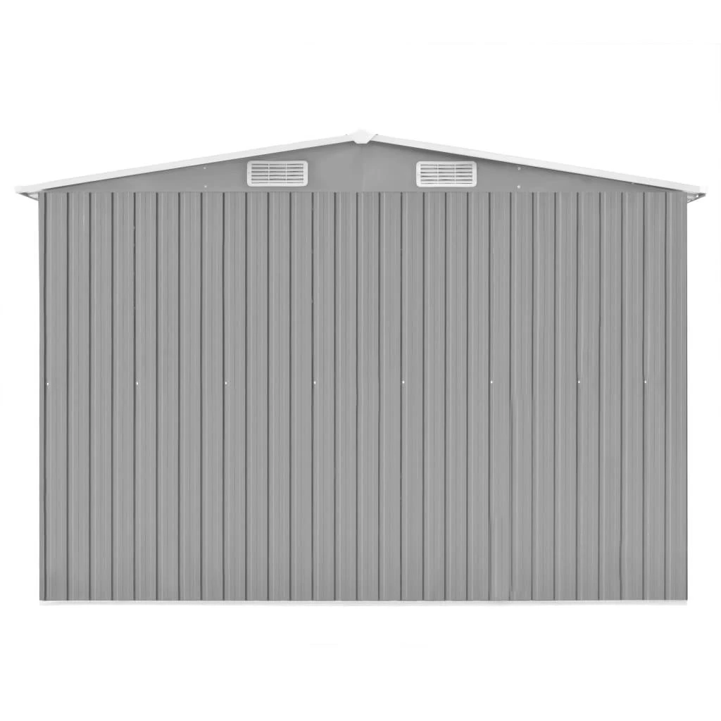 Sodo pašiūrė, pilka, 257x990x181cm, galvanizuotas plienas