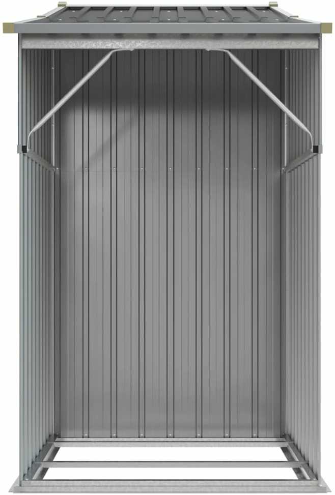 Sodo pašiūrė, pilka, 277x93x179cm, galvanizuotas plienas