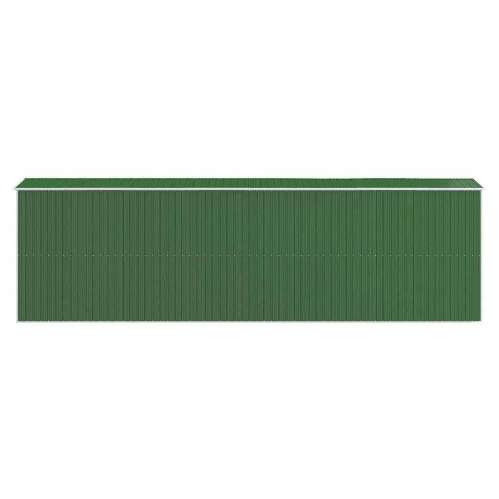 Sodo pašiūrė, žalia, 192x689x223cm, galvanizuotas plienas