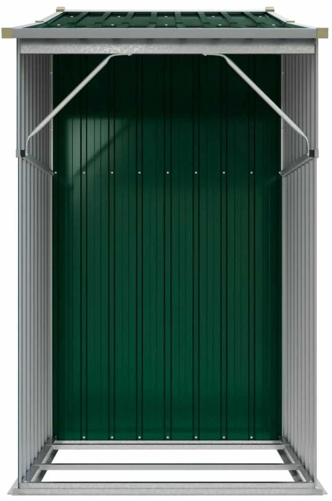 Sodo pašiūrė, žalia, 277x93x179cm, galvanizuotas plienas