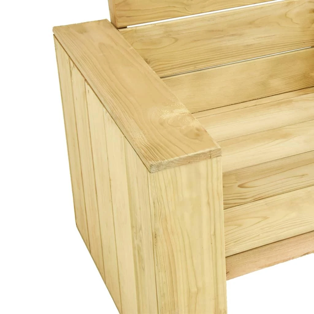 Lauko baldų komplektas Sodo poilsio komplektas, 2 dalių, impregnuota pušies mediena