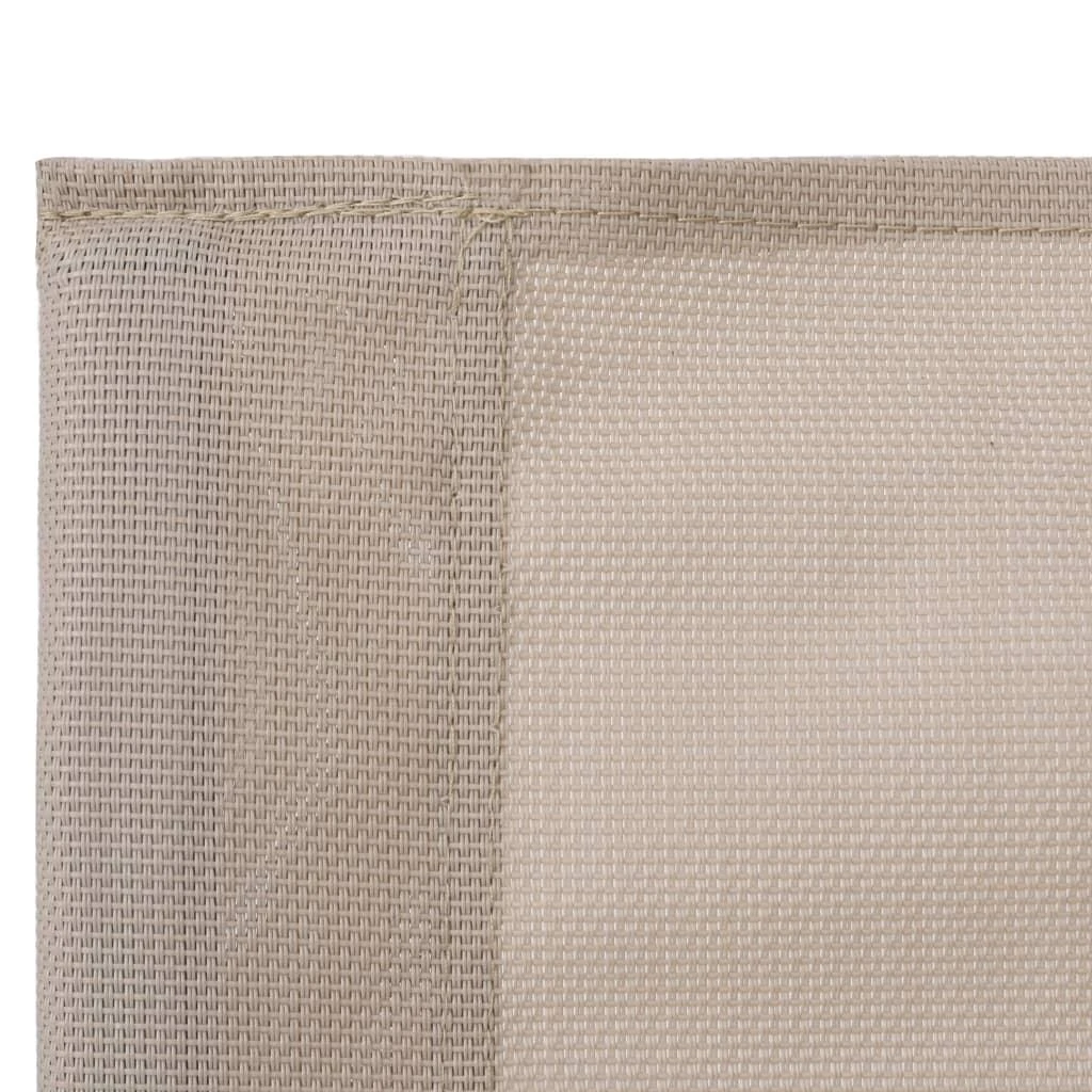Lauko baldų komplektas Sodo poilsio komplektas, 4 dalių, kreminis, audinys ir plienas
