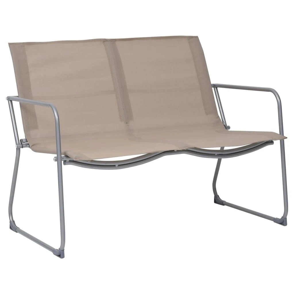 Lauko baldų komplektas Sodo poilsio komplektas, 4 dalių, taupe, audinys ir plienas