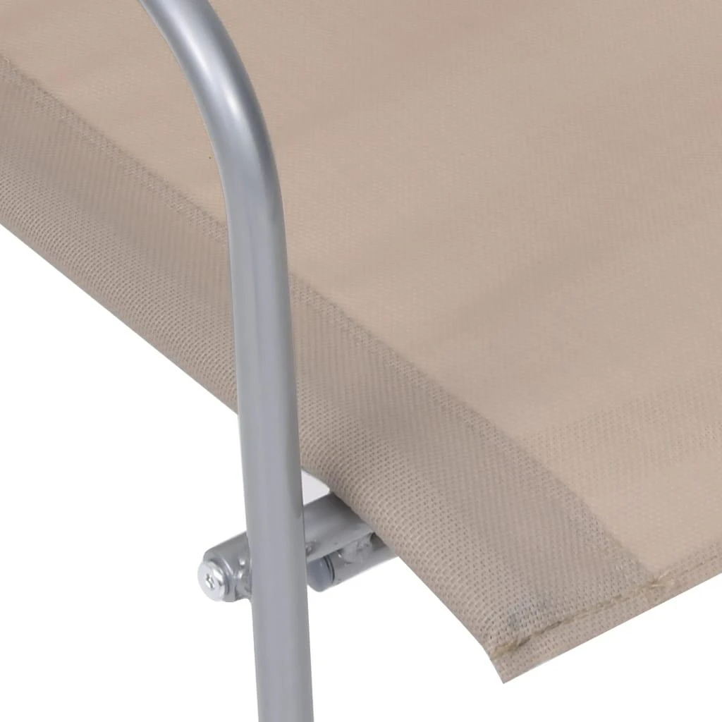 Lauko baldų komplektas Sodo poilsio komplektas, 4 dalių, taupe, audinys ir plienas