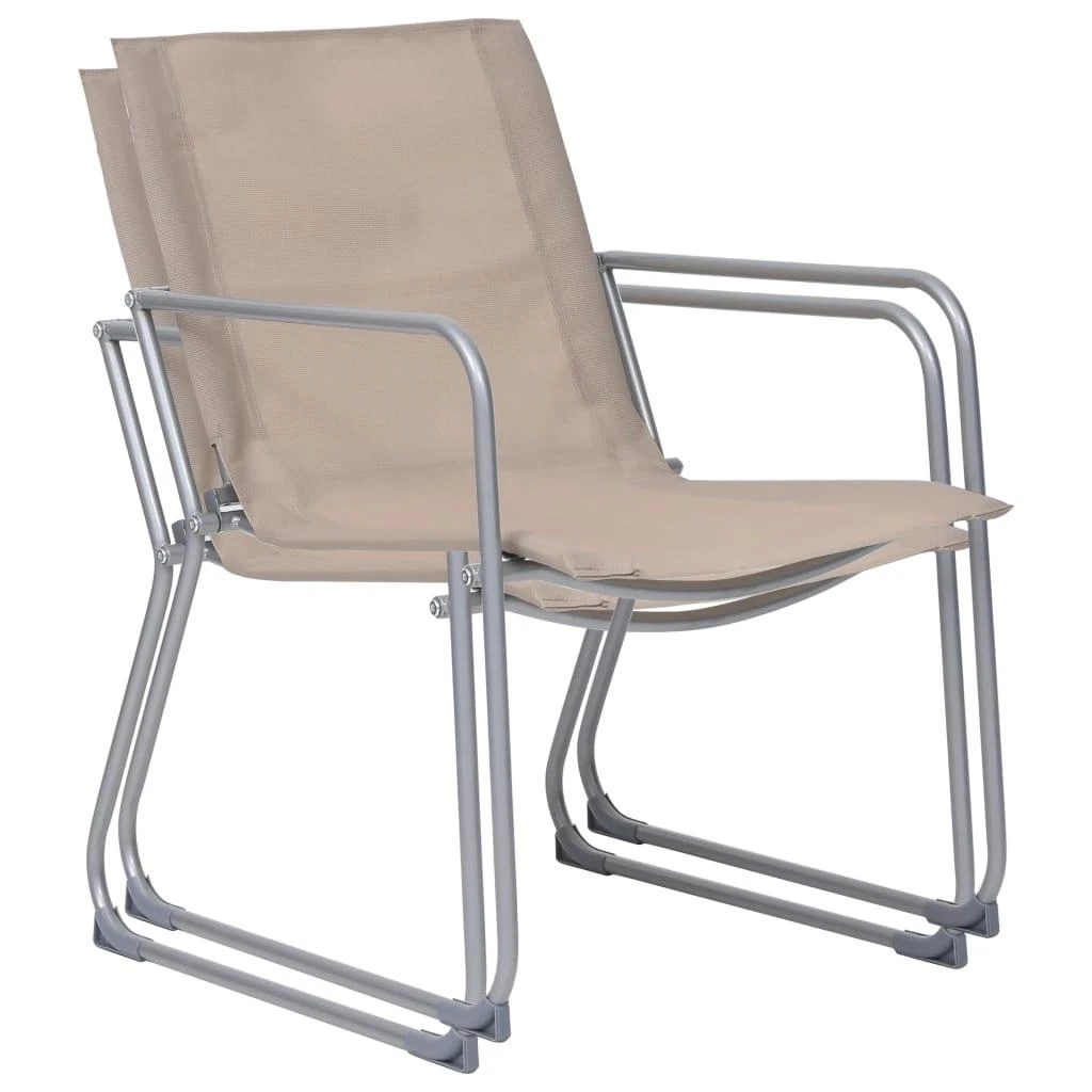 Lauko baldų komplektas Sodo poilsio komplektas, 4 dalių, taupe, audinys ir plienas