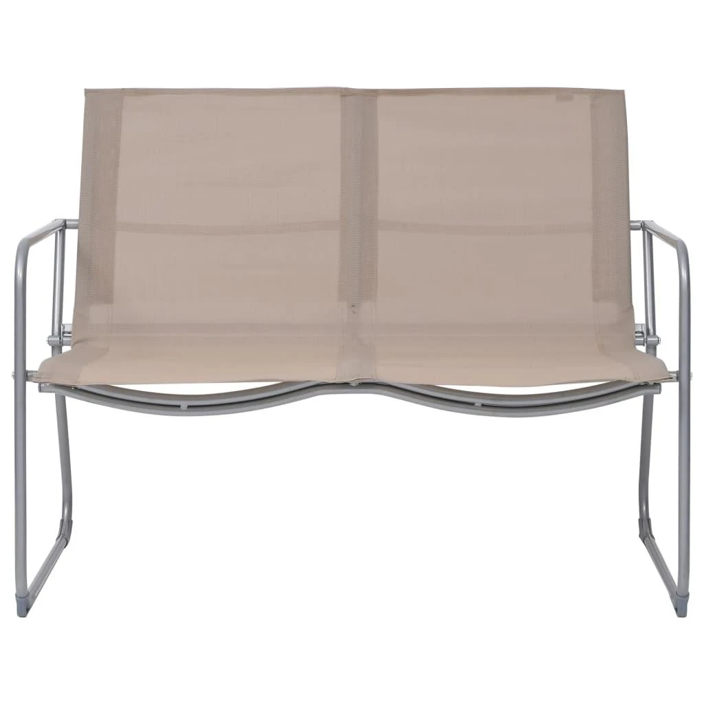 Lauko baldų komplektas Sodo poilsio komplektas, 4 dalių, taupe, audinys ir plienas