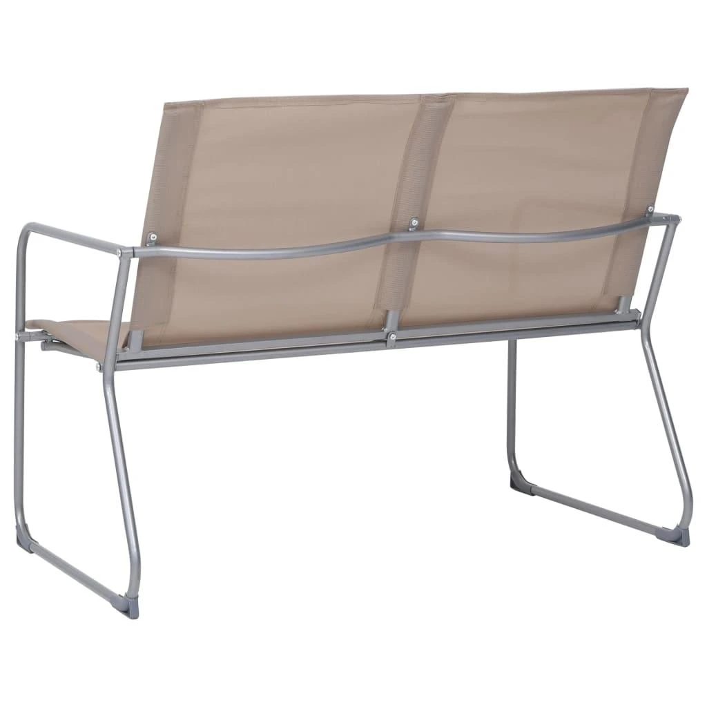 Lauko baldų komplektas Sodo poilsio komplektas, 4 dalių, taupe, audinys ir plienas